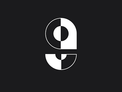 #36daysoftype09 Number "9" branding design graphic design illustration logo logodesign logoinspiration typography vector