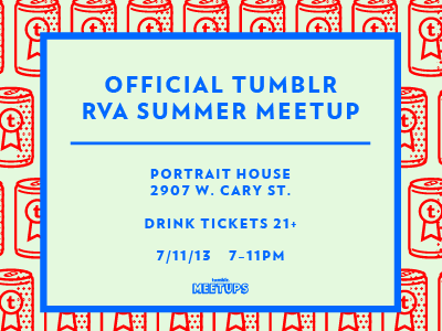 Richmond Meetup Invitation flyer. beer illustration tumblr typography verlag