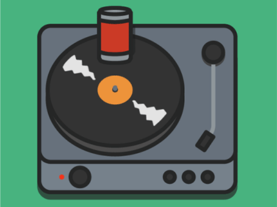 Go home turntable, you're drunk. beer colorful gif motion graphics sxsw tumblr turntable