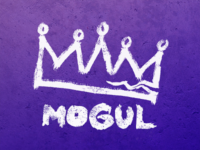 Mogul podcast art brush concrete gimlet paint painting podcast