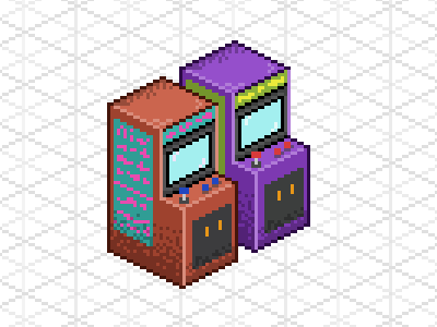 Pixel Art arcade by Dominic Butchello on Dribbble