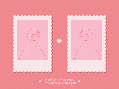 Love is Love <3 2d art character cute dribbble feeling graphic illustration