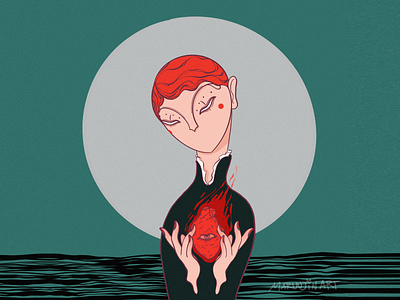 Feeling 2d art character design dribbble graphic illustration procreate