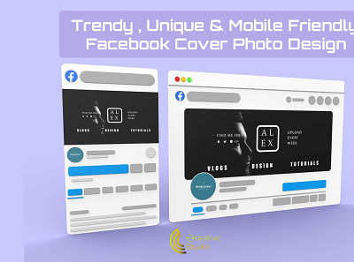 Facbook Cover Design Mobile Friendly attractive banner cover design cover photo facebook cover graphic design mobile friendly