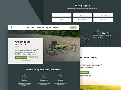 Agronomy Website Redesign by Eric Kemp on Dribbble