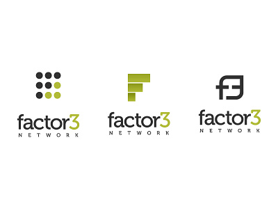 Factor3 logo samples factor3 logo logo design network