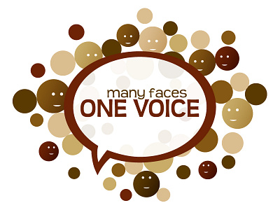 Mfov Logo faces logo logo design speech bubble