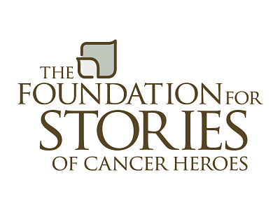 The Foundation for Stories of Cancer Heroes logo cancer cancer heroes foundation logo logo design non profit stories