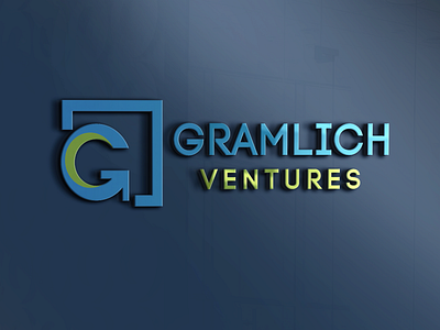 Gramlich Ventures - Company Logo 3d branding design graphic design illustration logo