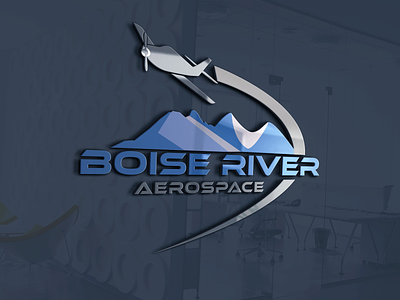 Aerospace Logo 3d branding design graphic design illustration logo vector