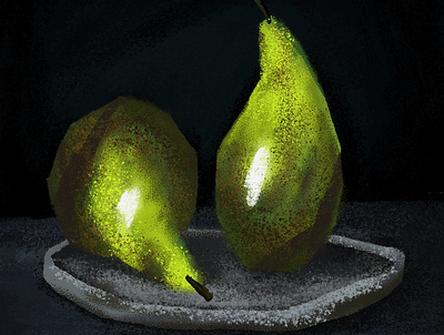 pears art branding design illustration ipad pears picture print procreate soalex