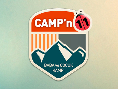 Detail from a Camping Campaign design logo web design