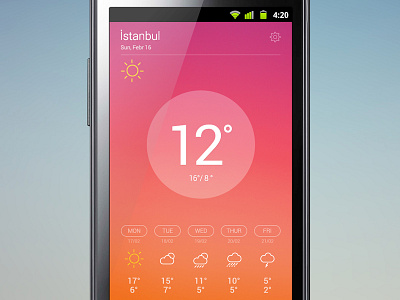 Weather App2 android app icon ui weather