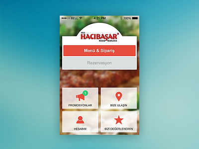 Food App design 