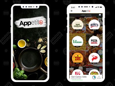 Appetito - Customer Food App delivery food foodie hunger order restaurant