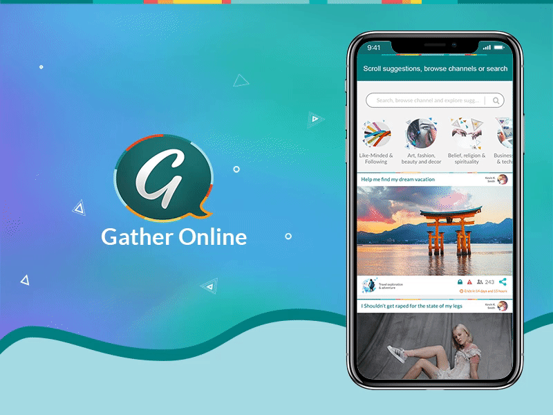 Gather Online - Community Feed App