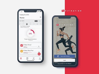 FitNation: Workout & Meal Plan dashboard diet exercise feeds fitness gym health mealplan recipe ui-design user experience user inteface ux design workout workout app