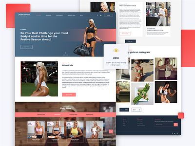 laurensimpsonfitness -Website Design design diet excercise exercise feeds fitness health healthy food protein shopping suppliments