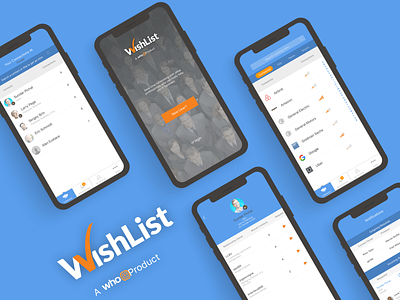 WhoAt WishList android animation business app design ios networking socialmediamarketing wishlist