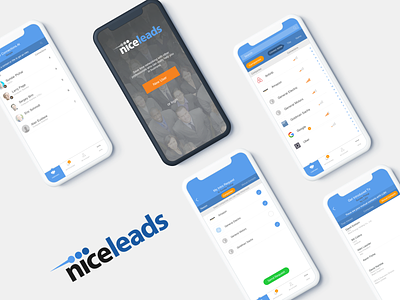 Niceleads android animation business app design ios networking niceleads socialmediamarketing