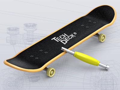 Finger Skate Boarding