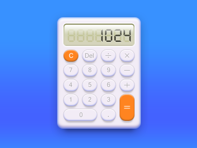 Calculator freebie PSD calculator icon