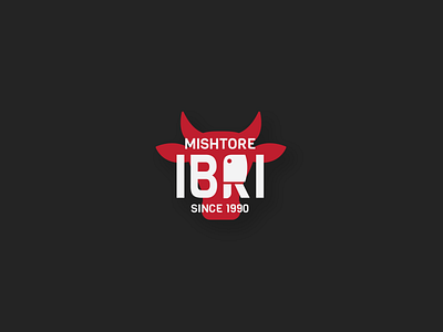Logo Design for a Butcher Company ( Mishtore "IBRI") 2020 brand brand design brand identity butcher butchery colors design illustrator logo logodesign photoshop