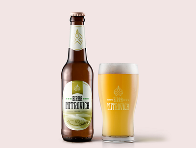 Beer Bottle Design " Birra Mitrovica " beer bottle design package