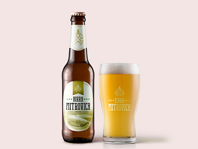Beer Bottle Design " Birra Mitrovica "