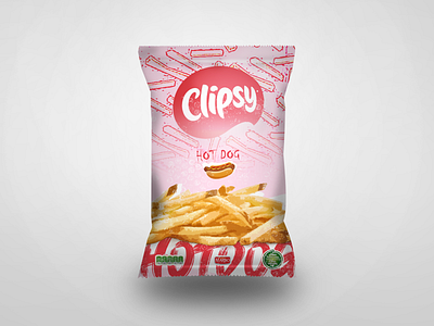 HotDog Fries Chips - Package Design adobe illustrator adobe photoshop chips clipsy design fries hotdog package design