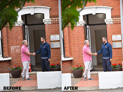 Remove white paint from the brick wall cleanup color correction design graphic design illustration lightroom editing object removal photo retouching photoediting photomanipulation photoshop photoshop editing product photo editing retouching ui wedding photo editing
