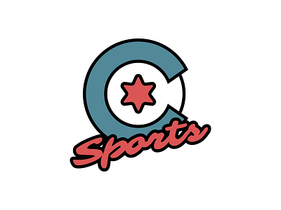Chicago Sports chicago identity logo mark sports wordmark