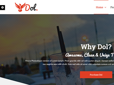 DOL - Creative HTML5 Template creative onepage personal portfolio responsive