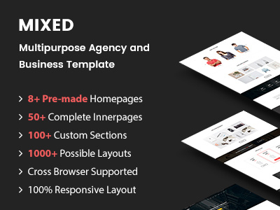 MIXED - Multipurpose Agency and Business Template agency bootstrap business corporate factory finance industry marketing modern multipurpose seo startup