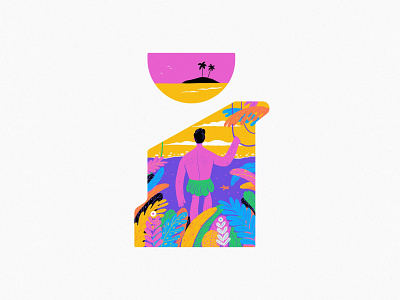 I 36daysoftype07 art design illustration island typography