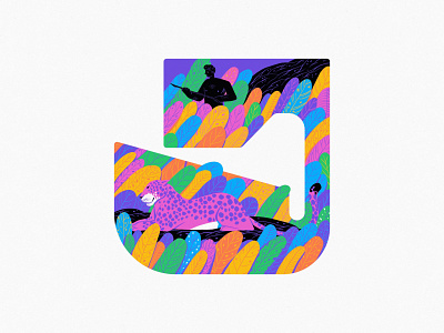 J 36daysoftype art design illustration plants