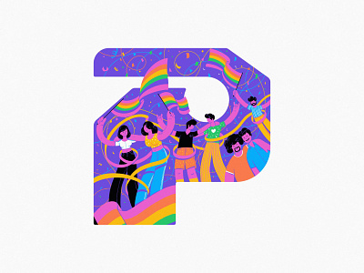 P 2020 36daysoftype art branding design illustration pride typography