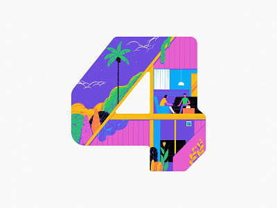 4 2020 36daysoftype 4 art branding design illustration typography