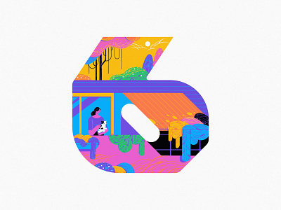 6 2020 36daysoftype 6 art branding design home illustration typography