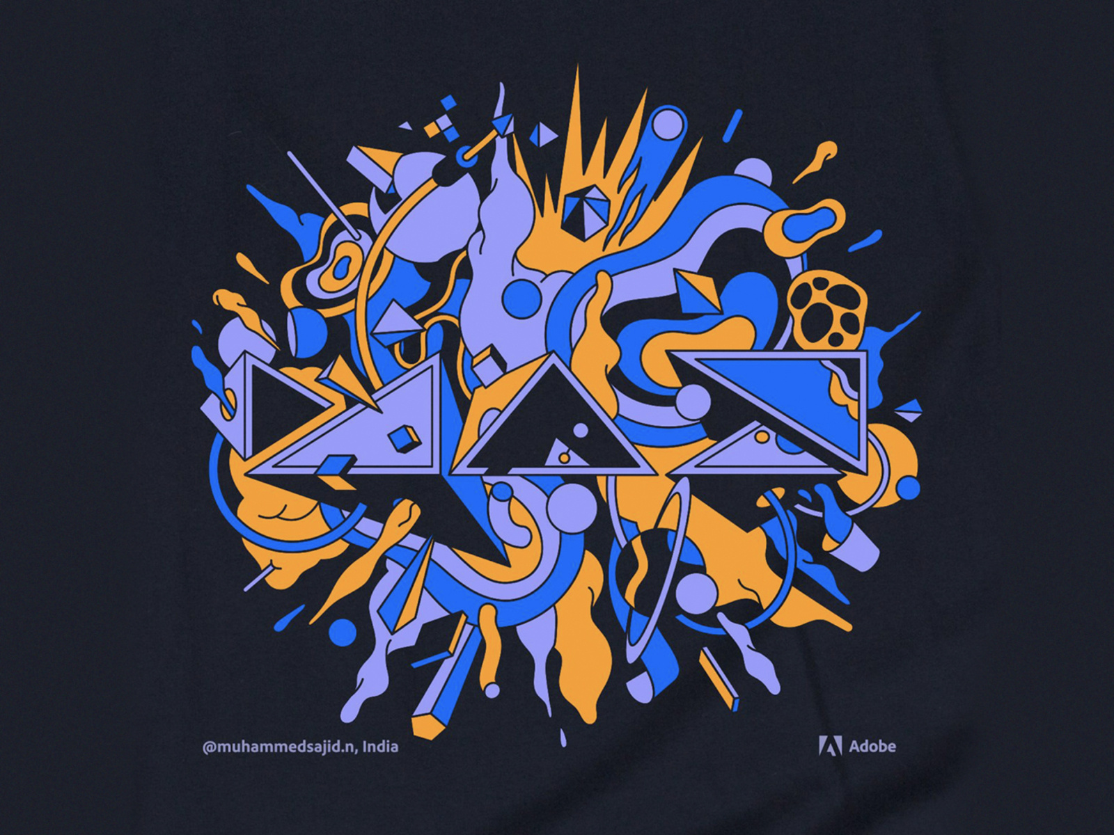 Adobe Max - Community adobemax art community design illustration india sajid tshirt