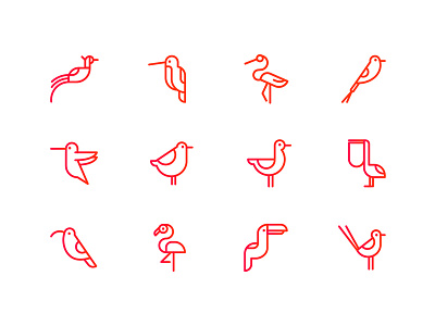 Birds icons