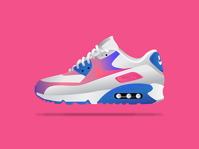 Nike AirMax illustration nike shoe