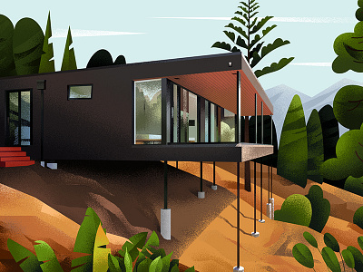 Home - 7 architecture home illustration