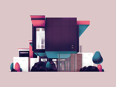 Home - 23 architecture hiwow home house illustration series