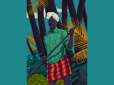 M A T H A Y I canoe folks hiwow illustration kerala