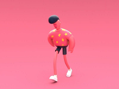 Walk - Run cycle 3d animation character runcycle walkcycle