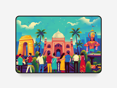 Culture Trip Exploration animation art bangalore brand identity branding city culturetrip delhi design explore illustration mobile typography ui ux webdesign website