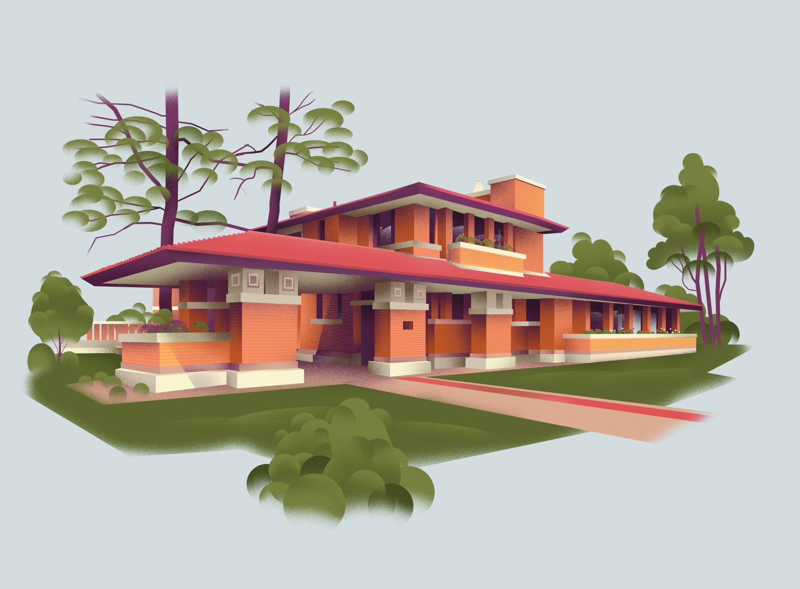 kansas-allen-lambe-house-by-muhammed-sajid-on-dribbble