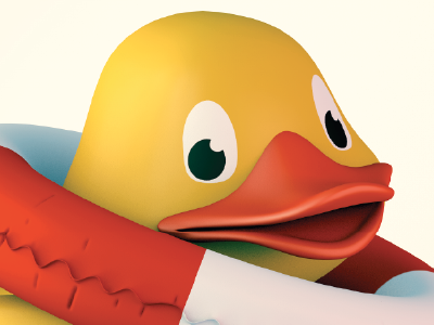 Canard 3d duck graphic design modeling