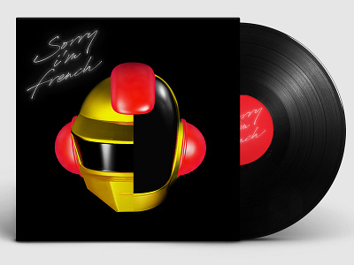 Daft Punk featuring La Soupe aux Choux 3d daftpunk imfrench lasoupeauxchoux movie music sorry vinyl